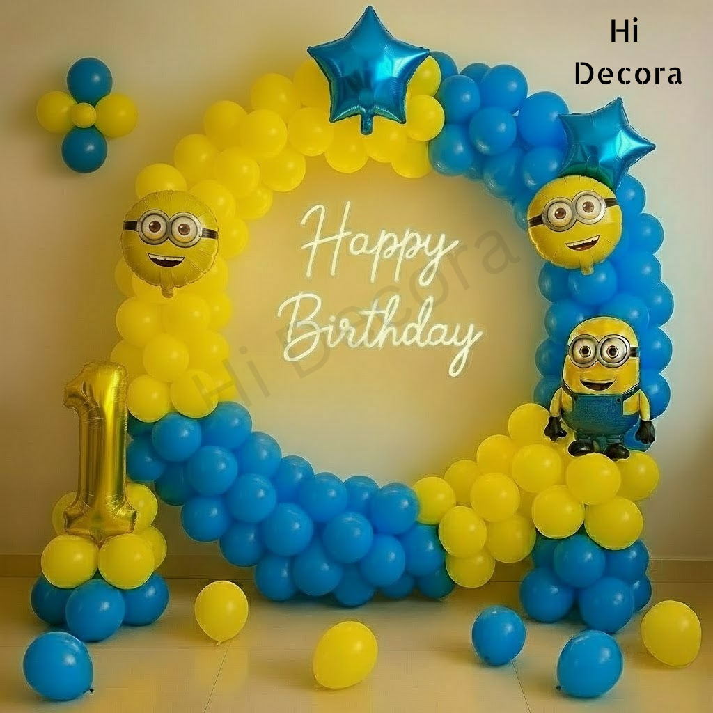 Minions Theme Ring Decoration